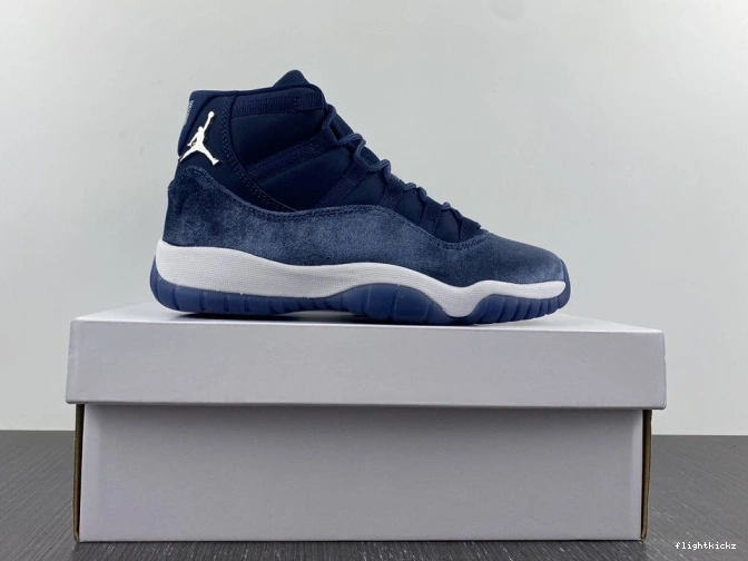 Navy AR0715-441 Jordan Velvet Air 11 Midnight WMNS 0913